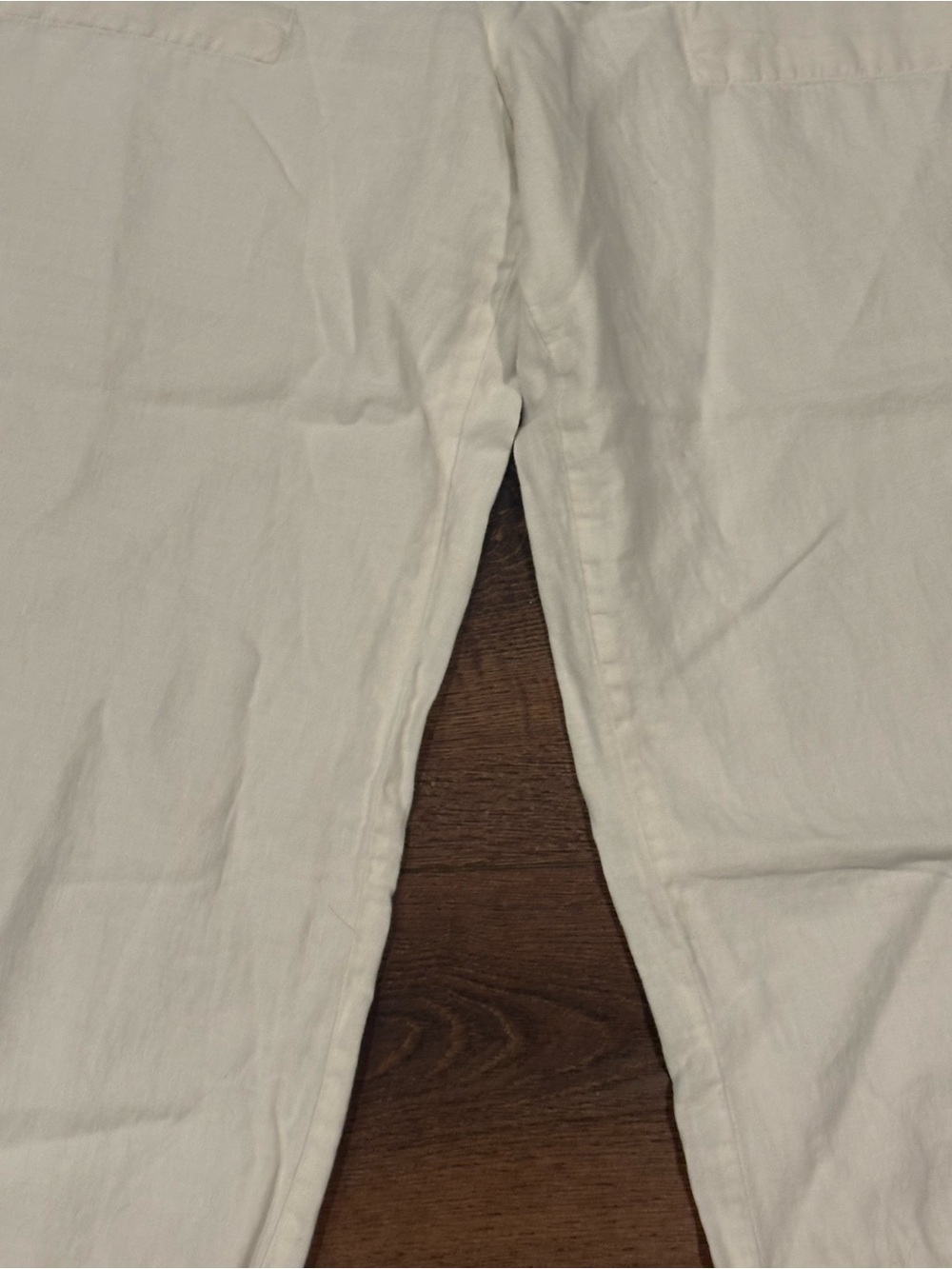 GAP White Wide-Leg Drawstring Utility Pants - Picture 6 of 6